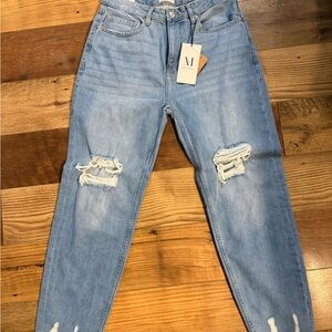 NEW Muselooks Distressed Mom Jeans